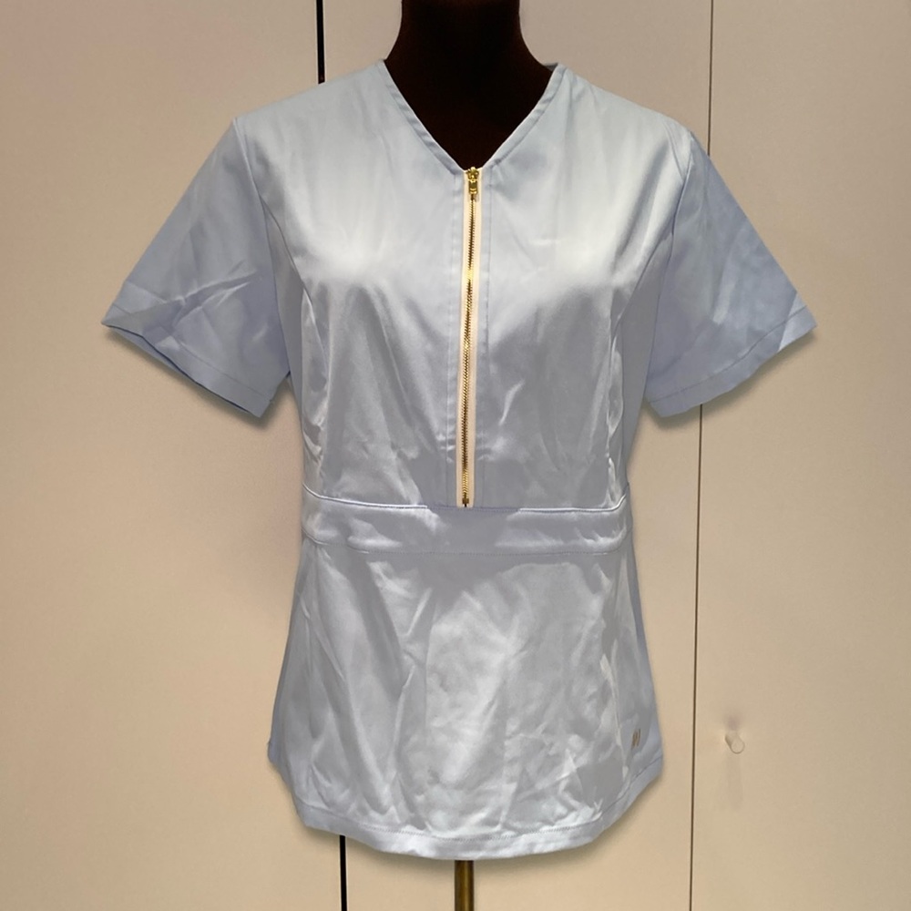 Angel wear clothing scrub M powder blue